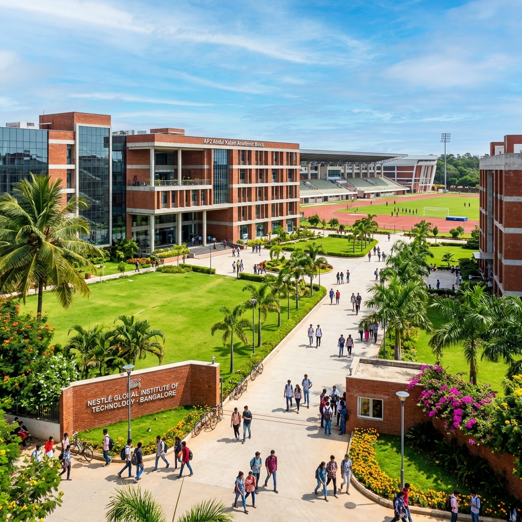 College Campus Background